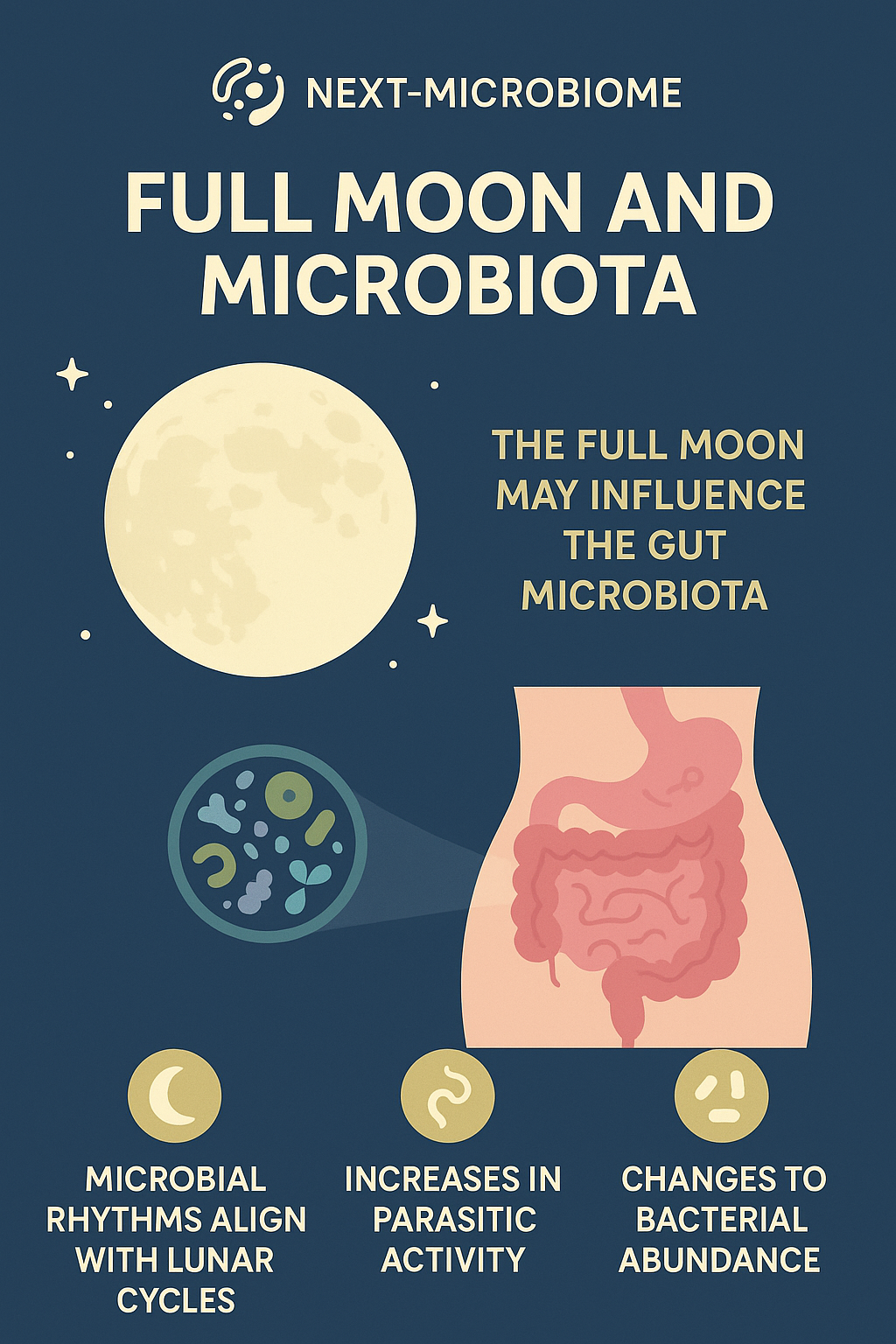 Full Moon and Your Microbiota: An Intriguing Relationship