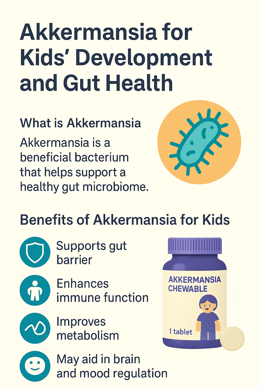 Akkermansia for Kids: Boosting Childhood Health