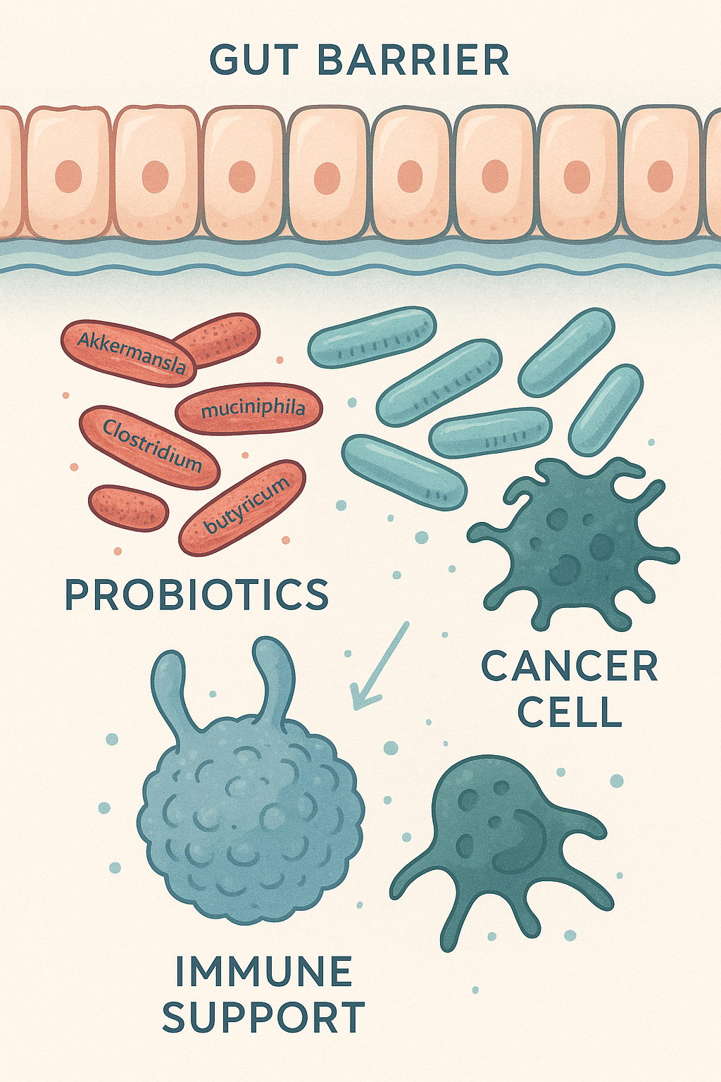 Probiotics for Cancer: Akkermansia muciniphila and Clostridium butyricum Benefits, Evidence, and Supplement Strategies