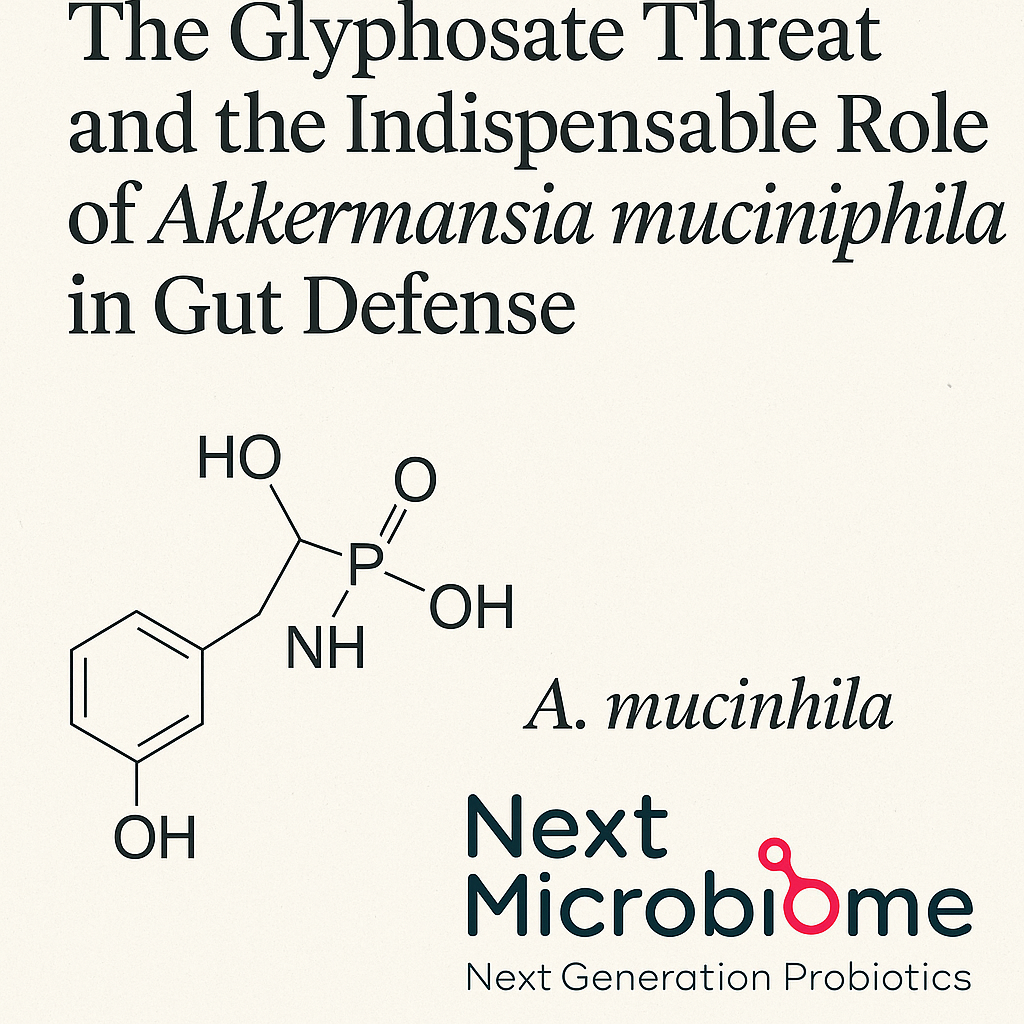 The Glyphosate Threat and the Indispensable Role of Akkermansia in Gut Defense