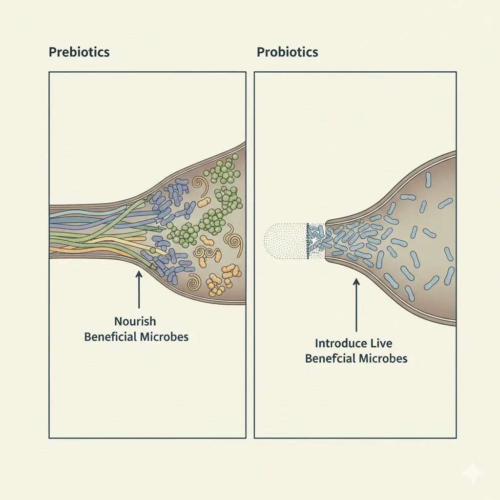 Prebiotics vs Probiotics: Why Your Gut Needs Both to Work Better Together