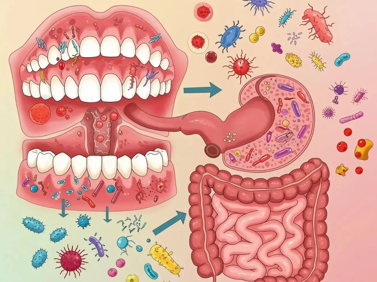 How the Oral Microbiota Influences Gut Health and Microbiome Balance