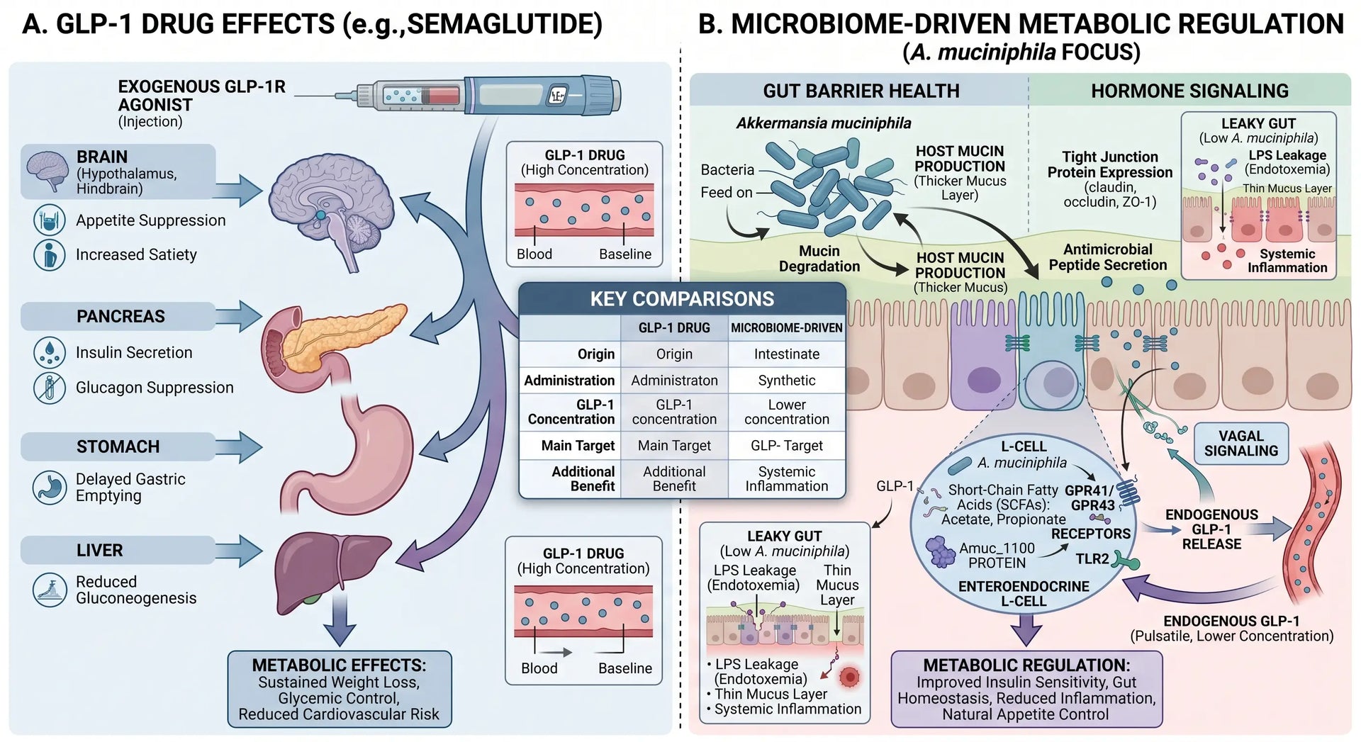 Akkermansia vs Ozempic: GLP-1, Gut Health and Digestion