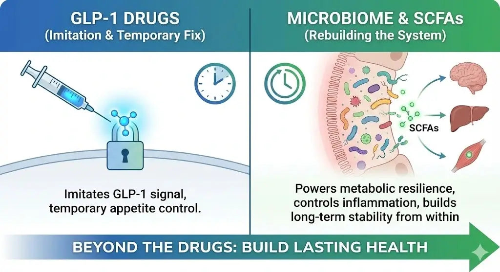 Natural GLP-1 Support: Why Microbiome Repair Matters for Lasting Metabolic Health