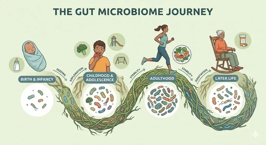 Gut Microbiome Development: What Shapes It Across Life and How to Support It